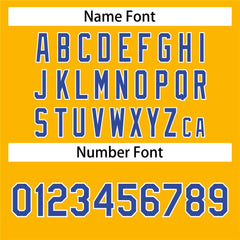 Custom Yellow White-Royal Classic Style Authentic Baseball Jersey