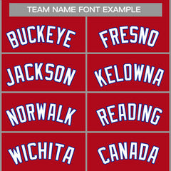 Custom Red White-Royal Classic Tops Casual Basketball Jersey