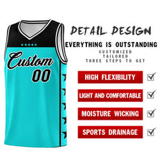 Custom Bright Green Black Personalized Star Pattern Sports Uniform Basketball Jersey