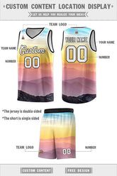 Custom Black White Pattern Tie Dye Sports Uniform Basketball Jersey