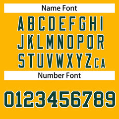 Custom Gold White-Kelly Green Classic Tops Men Casual Bull Basketball Jersey