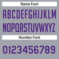 Custom Gray Purple Classic Tops Fashion Sportwear Basketball Jersey