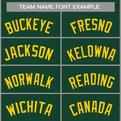 Custom Green Yellow Classic Tops Casual Basketball Jersey