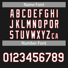 Custom Black White-Red Classic Tops Casual Basketball Jersey