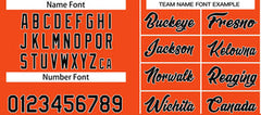 Custom Orange Black-White Heal Sports Uniform Classic Sets Basketball Jersey