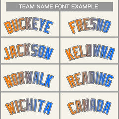 Custom Cream Orange-Black Classic Tops Casual Basketball Jersey