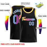 Custom Black Pink-White Classic Tops Casual Basketball Jersey