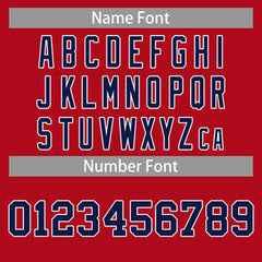 Custom Red Navy-White Classic Tops Casual Basketball Jersey