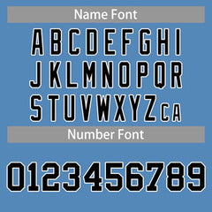 Custom Light Blue Black-White Classic Tops Casual Basketball Jersey