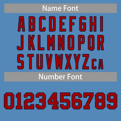 Custom Light Blue Red-Navy Classic Tops Casual Basketball Jersey