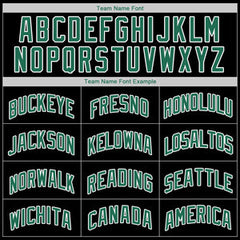 Custom Black Green-White Classic Tops Casual Fake Sleeve Basketball Jersey