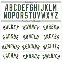 Custom White Hunter Green-Cream Classic Tops Casual Fake Sleeve Basketball Jersey