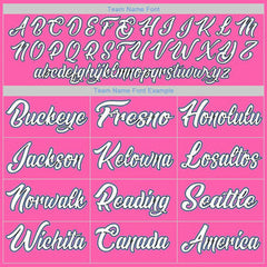 Custom Pink White-Black Classic Tops Casual Fake Sleeve Basketball Jersey