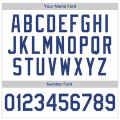 Custom White Royal Classic Tops Casual Fake Sleeve Basketball Jersey