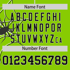 Custom Neon Green Black Spider Web Pattern Raglan Sleeves Authentic Baseball Jersey