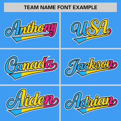 Custom Powder Blue Pansexuality For Pride Month Classic Style Authentic Baseball Jersey