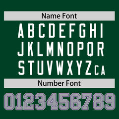 Custom Green Gray-White Personalized Raglan Sleeves Authentic Baseball Jersey