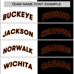 Custom Black White-Orange Split Fashion Tops Basketball Jersey