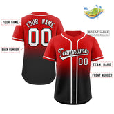 Custom Gradient Stitched Full Button Down Team Sport Uniforms Personalized Baseball Jersey