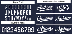 Custom Navy White Classic Style Authentic Baseball Jersey