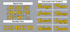 Custom Gray Gold-Black Classic Style Authentic Baseball Jersey