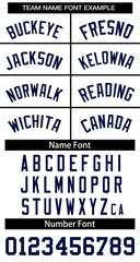 Custom White Navy Blue Classic Tops Basketball Jersey