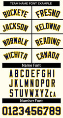 Custom Khaki Navy-Yellow Classic Tops Basketball Jersey