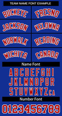 Custom Royal Red-White Classic Tops Basketball Jersey