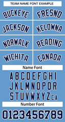 Custom Light Blue Navy-White Classic Tops Basketball Jersey