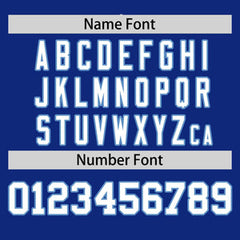 Custom Royal White-Light Blue Thick Slash Fashion Tops Mesh Basketball Jersey For Women