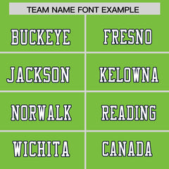 Custom Neon Green Personalized Classic Authentic Football Jersey