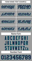 Custom Gray Navy-Aqua Classic Tops Mesh Basketball Jersey for Women