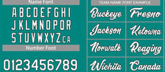 Custom Teal White-Black Classic Tops Casual Basketball Jersey