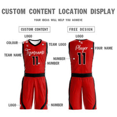 Custom Athletic Basketball Jersey Reversible Team Sets Uniforms Sportwear