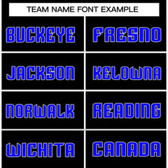 Custom Black Blue-White Stripe Fashion Tops Breathable Basketball Jersey