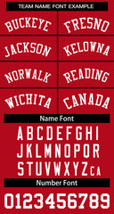 Custom Red White-Red Sleeveless Stripe Fashion Baseball Jersey