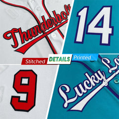 Custom Royal White-Light Blue Hook Classic Style Authentic Baseball Jersey