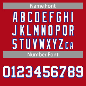 Custom Red White-Royal Classic Tops Casual Basketball Jersey