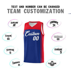 Custom Royal Red Classic Sets Sports Uniform Basketball Jersey
