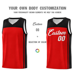 Custom Red Black Classic Sets Sports Uniform Basketball Jersey