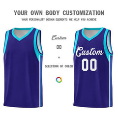 Custom Purple White Sleeve Color Blocking Classic Sets Sports Uniform Basketball Jersey