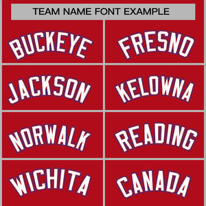 Custom Red Royal-Red Classic Tops Men Casual Bull Basketball Jersey