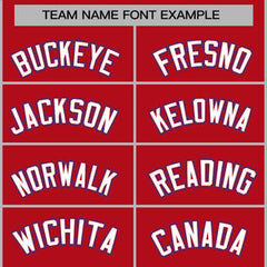 Custom Red Royal-Red Classic Tops Men Casual Bull Basketball Jersey