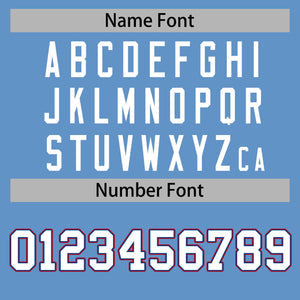 Custom Light Blue Red-Royal Classic Tops Men Casual Bull Basketball Jersey