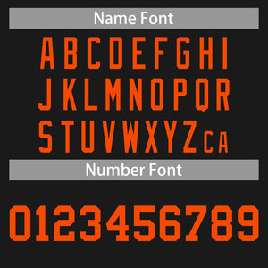 Custom Black Orange Classic Tops Casual Basketball Jersey