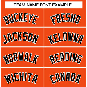 Custom Orange Black-White Classic Tops Casual Basketball Jersey