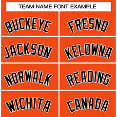 Custom Orange Black-White Classic Tops Casual Basketball Jersey