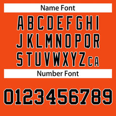 Custom Orange Black-White Classic Tops Casual Basketball Jersey