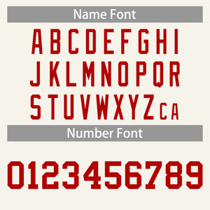 Custom Cream Red Classic Tops Casual Basketball Jersey