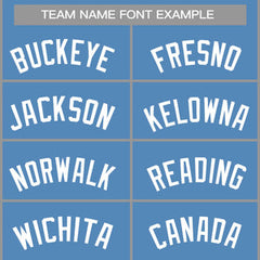 Custom Light Blue White Classic Tops Casual Basketball Jersey